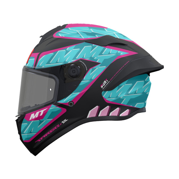 MT Helmets MT Targo S Surt C8 Matt Black Blue Purple